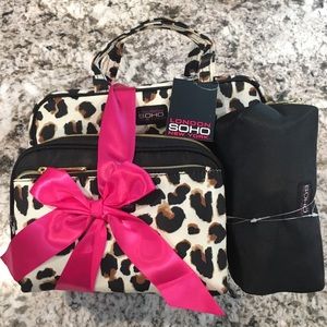 4 Piece Cosmetic Travel Bag Set NWT